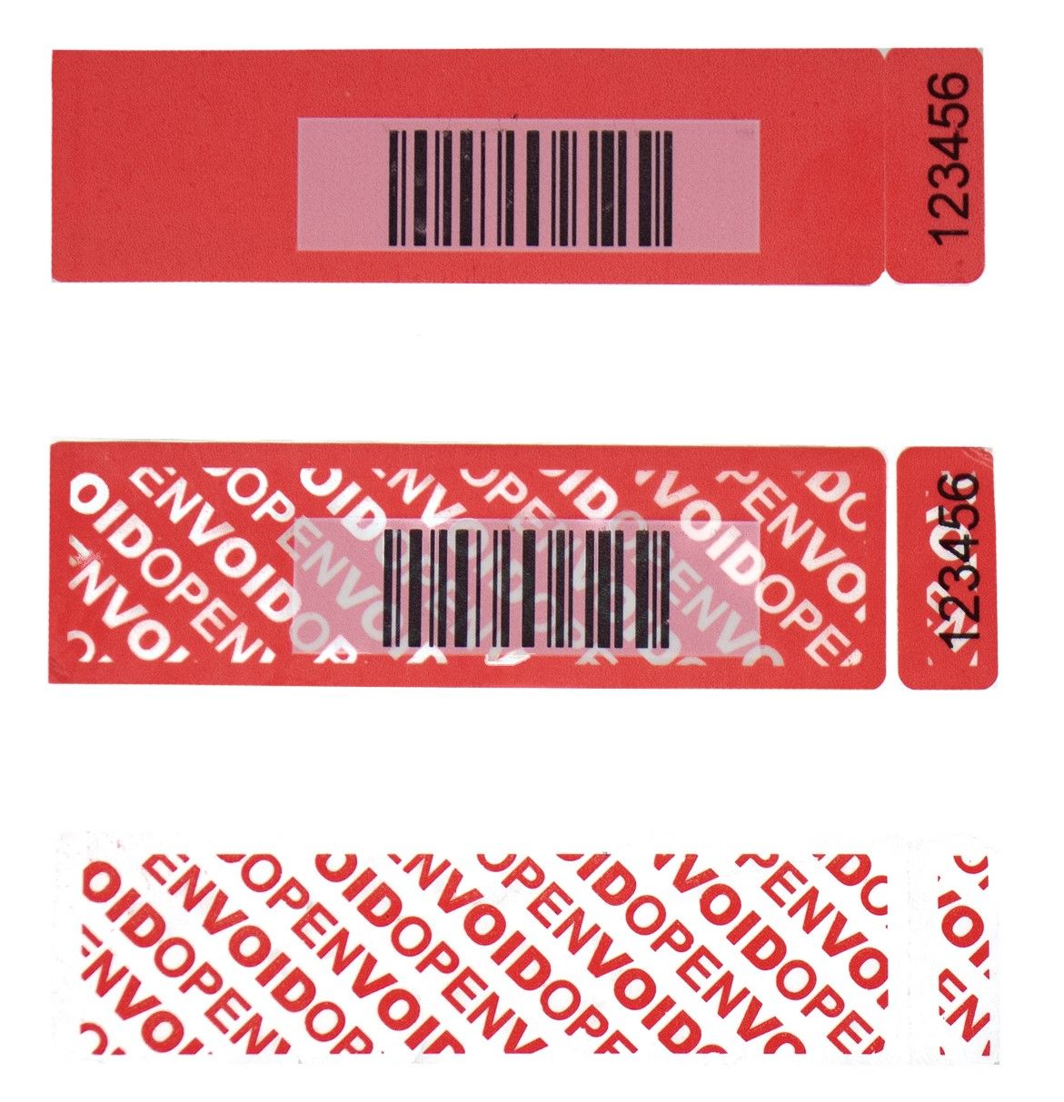 Types of tamper evident security labels explained