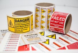 group of polyester labels